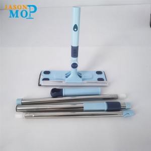 2021 Стъктър скрепер телескопична пръчка от неръждаема стомана удължи домакински двойно стъкло