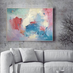 Модерно ръчно рисувани акрилни крепостични стенописни изкуства абстрактни живопис върху платно