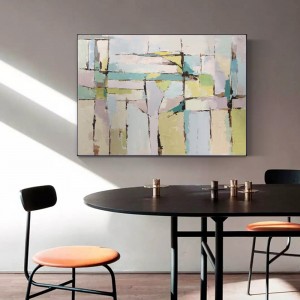Търговия на едро Ръчно изработени модерни абстрактни платно изкуство работа масло боядисване домашна декорация
