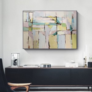 Търговия на едро Ръчно изработени модерни абстрактни платно изкуство работа масло боядисване домашна декорация