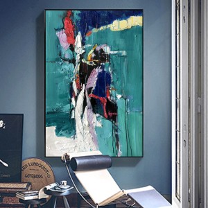 Търговия на едро Хотел Декорация Дизайн е ръчно изработена съвременна абстрактна маслена живопис