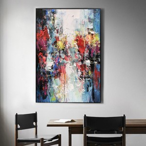 Ръчно изработени прости абстрактни ръчно рисувани входно масло живопис домашно декоративни изкуство работа върху платно