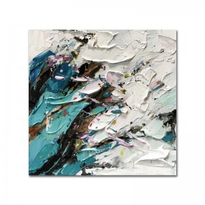 100% ръчно рисувани големи платно хотелски ресторант декоративни стени изкуство абстрактни платно картини за всекидневна стена