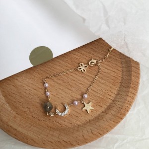 Звезда лунна перла гривна