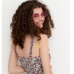 Флорален печат вискоза рокля мини дължина