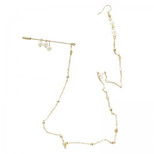 Брошка-обединени обеци