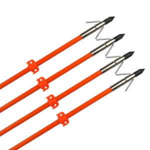 110021-OG ELONG на открито OD8MM 32inch Bowfishing arrow фибростъкло вал стрелба с лък риболов