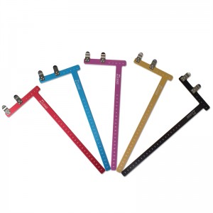 46BS02 Bow Square Bowstring Nock Points l форма на линейка лък за рекуркиране на лък takedown лък