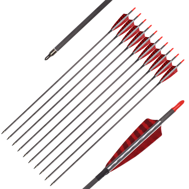 Elong външен 112837 ID6.2mm SP500 въглеродни влакна arrow Турция перо стрелба с лък