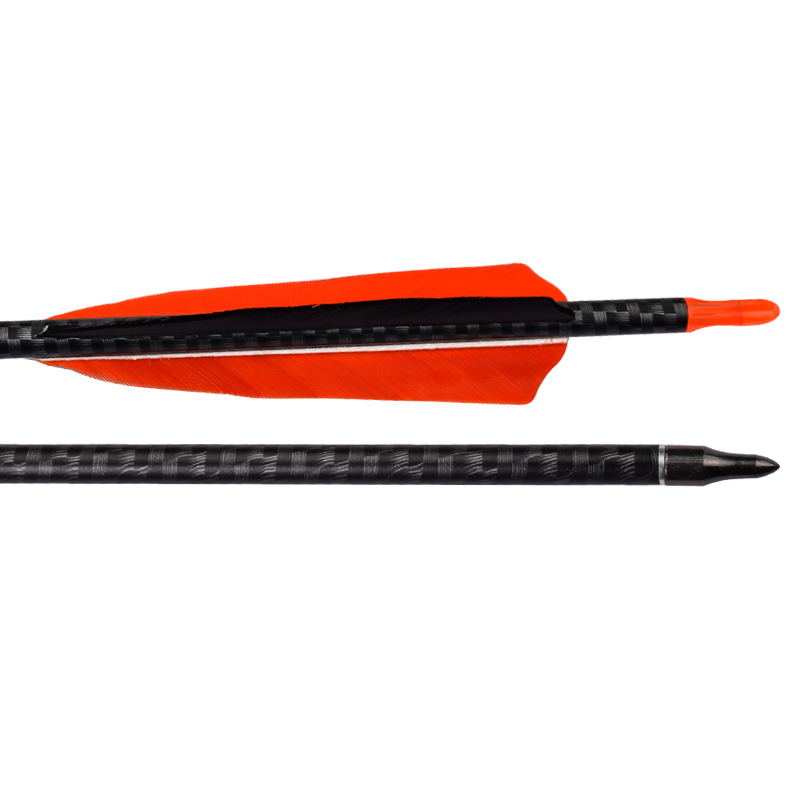 Elong външен 110245 ID6.2MM SP500 3K въглероден стрелка с перо стрелба с лък