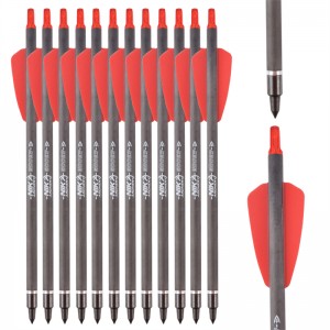 Nika Archery 113167-02 ID6.2mm 7.5inch въглеродни влакна болтове пластмасов нок стрелба с лък Kobry система adder \\\\ t