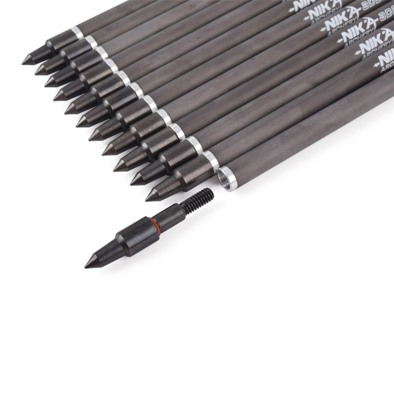 Nika Archery 113167-02 ID6.2mm 7.5inch въглеродни влакна болтове пластмасов нок стрелба с лък Kobry система adder \\ t