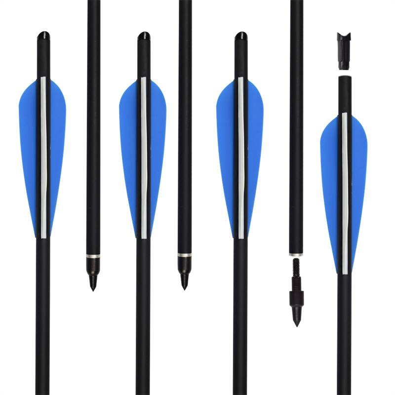 Elong външен 110045 OD8.8mm 17inch Rollfiberglass болт TPU лопат на стрелба с лък Crossbow болтове