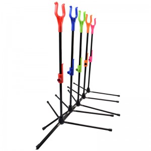 Nika Archery 46St01 250 грама преносим регулируем лък стойка за стрелба с лък