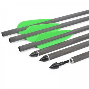 Elong външен 113003-02 Airgun 26.37inch Въглероден болт пластмасова лопатка стрелба с лък стрелка стрелка