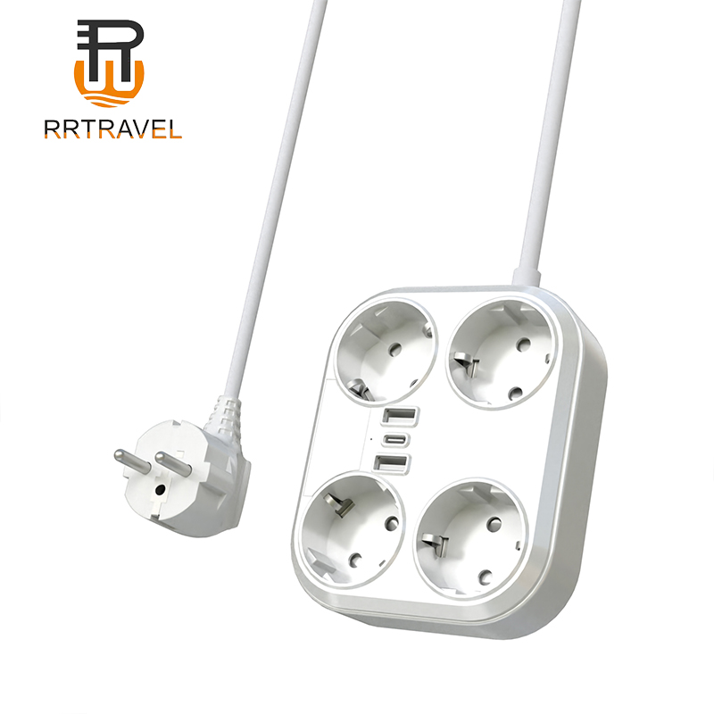 Нов продукт немски стандарт с Line Plug, с USB, както и тип C, немски стандартна плоскост, 120-240V AC универсален гнездо