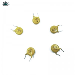 Китай оригинални производители пасивни електронни компоненти, жълт MOV 10mm HVR10D511K цинков оксид варистор