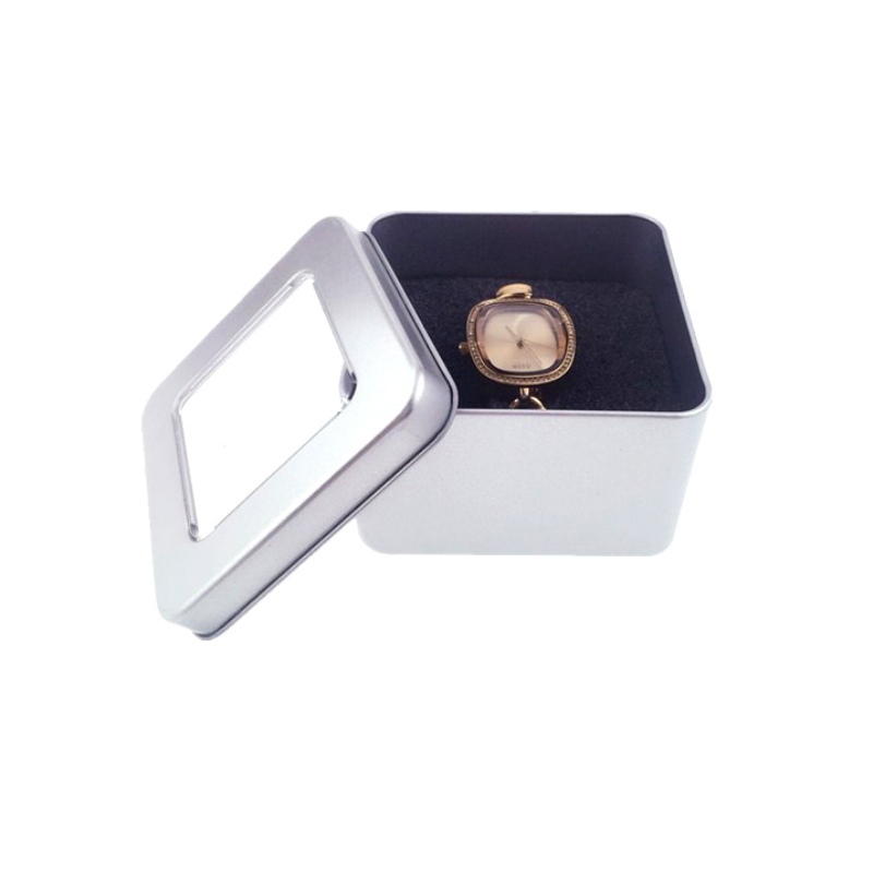 Квадратна калай кутия (90mm * 90mm * 55mm)