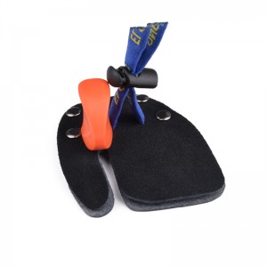 Elong външен 42FT05 LH m Размер Стрелец с лък Tab пръст защитник пръст, кожен раздел за рязане на лък