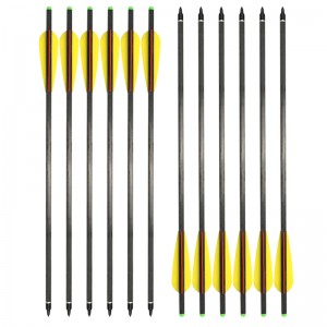 Elong външен 117805 18inch въглеродни болтове OD 8.8mm стрелба с лък-арбалет ловни спортове с помощта на болтове