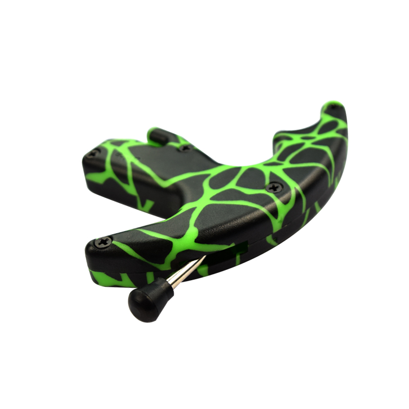 Elong външен 42RA01-GNS Green Camo за освобождаване на палеца Стрелба с лък Стрелба с помощта на помощ