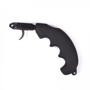 Elong външен 42RA03 черен цвят на освобождаване на палеца за освобождаване на стрелба с лък стрелба с помощта на помощни помощни средс...