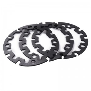 Специално оформен Poron le-20 перо шок абсорбция и компресия черна пяна 0.5mm забавител на огнеустойчивост