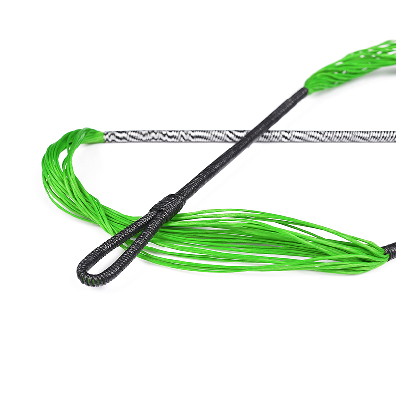 Elong външен 280110-02 26.6inch 28 нишки арбалет низ флуоресцентни зелени recurve арбалет низ