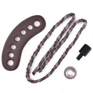 Elong външен 470011 кожена кожена метална гробота сив цвят за стрелба с лък