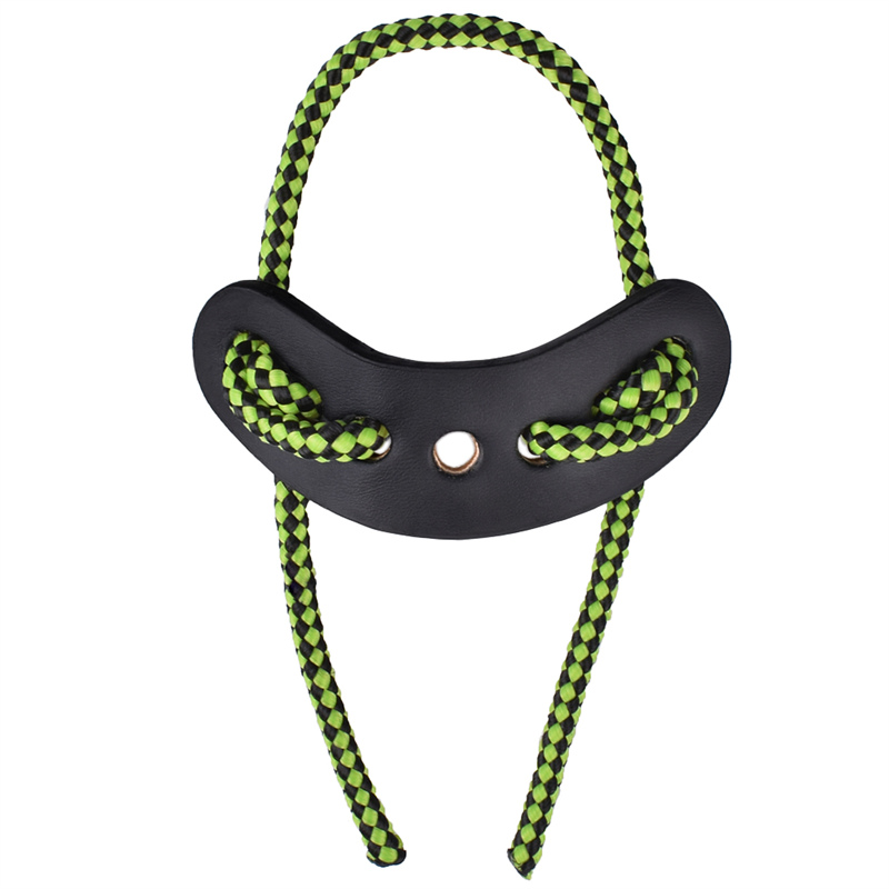 Elong външен 470012 Шифт Sling Green Цветна кожа METAL GROMET стрелба с лък