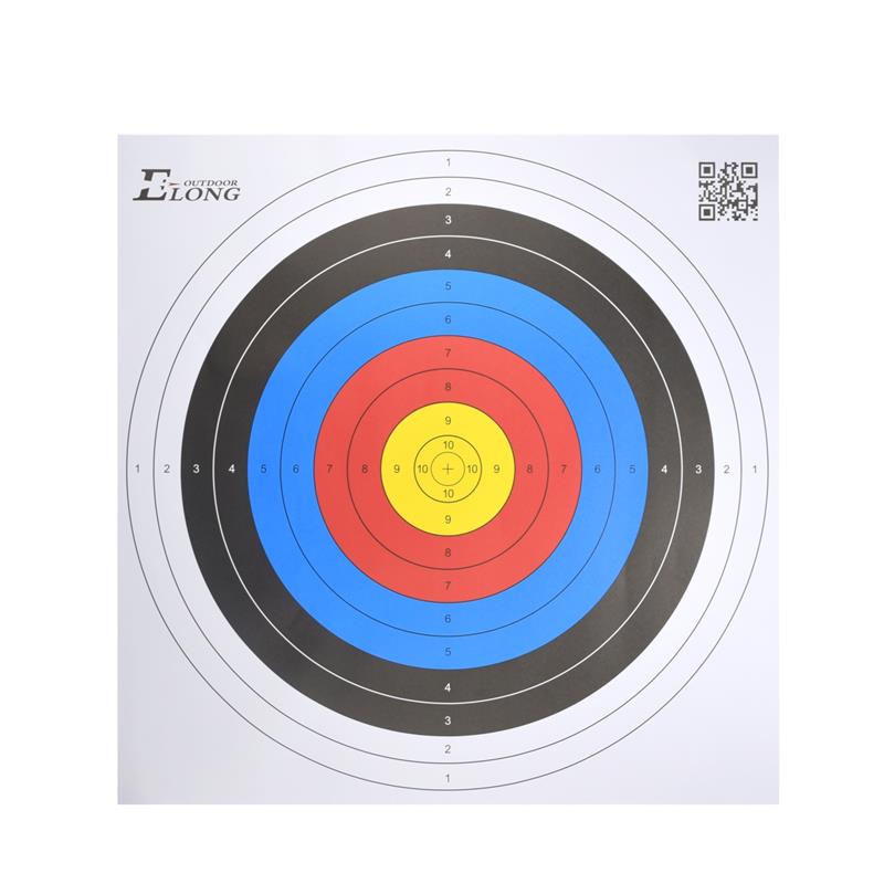 Elong външен 41TF01 60 * 60cm Целева лицева хартия за стрелба с лък