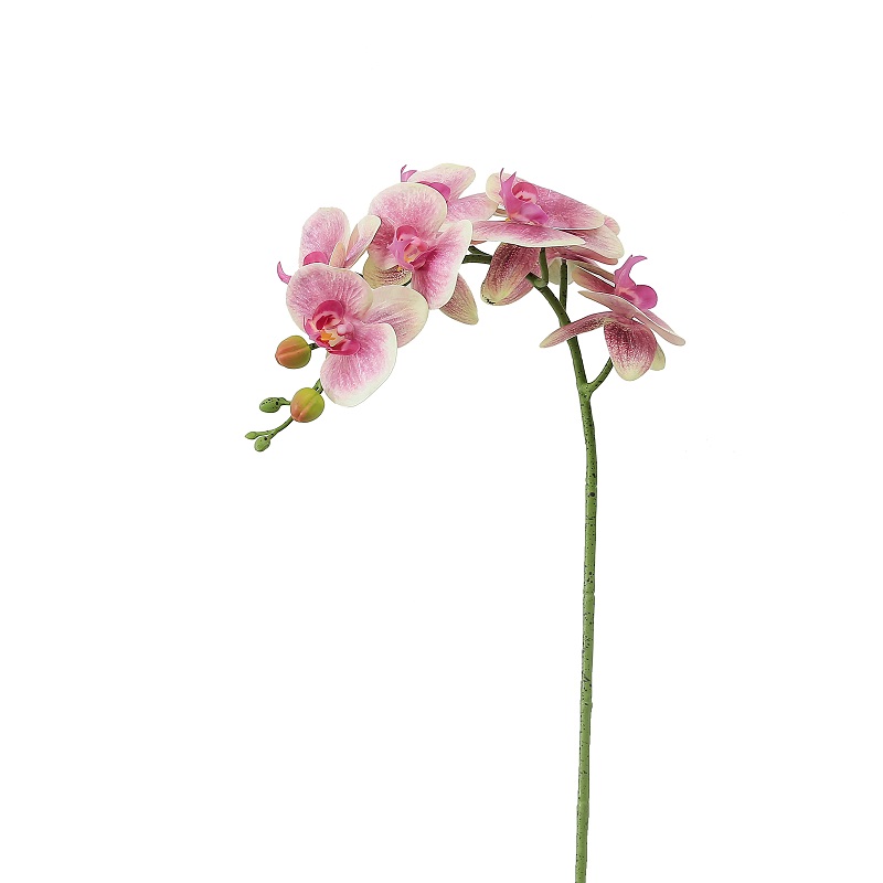 Горещ продаден единичен клон изкуствен орхидея