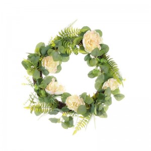 Гореща продажба Красива къща Направи трева венец за дома и плевел декор