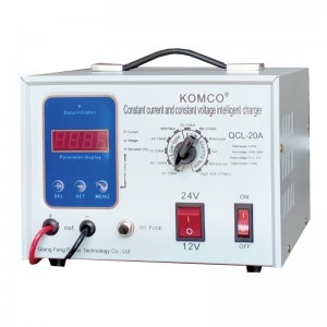 KOMCO зарядно устройство, 12V N24V N36V N48V N72V напрежение и регулиране на ток за автомобили, камион, количка за голф, косачка косачка, морск...