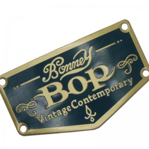 Yongfu хардуер обичай месингова празна табела киселинна киселина