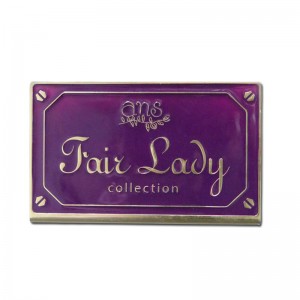 Висококачествени обичай марка мода матово покритие метално име етикет копринен печат алуминиева бизнес посещение карта за собс...