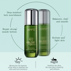 APPTI Лосион за грижа за кожата Ganoderma Младежки овлажняващ избелващ Face Ремонт на лосион