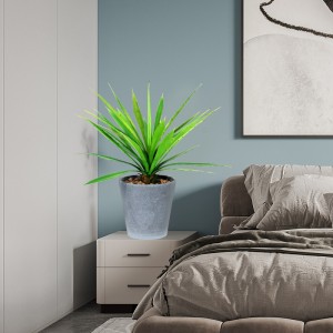 Гореща продажба високо качество на едро пластични изкуствени саксийни растения изкуствени зелени декоративни