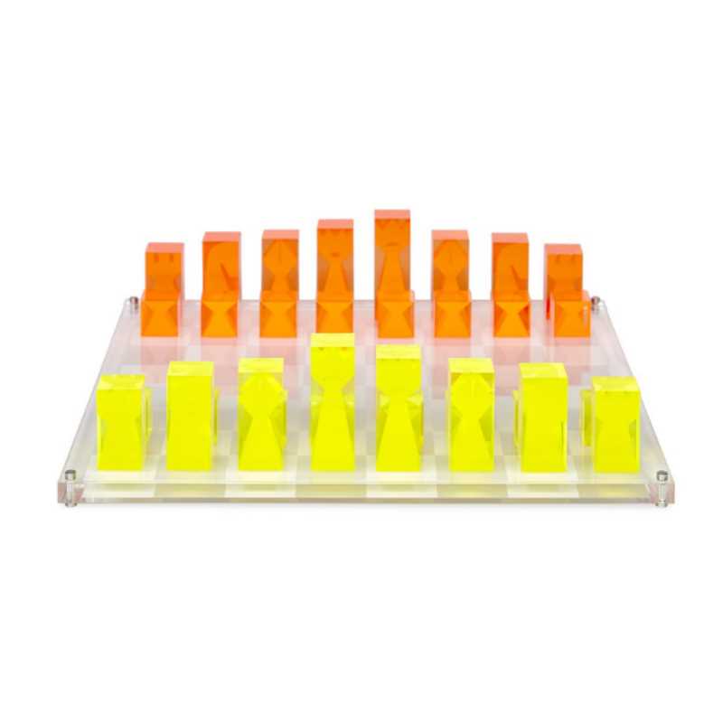 Горещи деца и възрастни Acrylic Chess Set