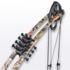 Elongarrow240001 стрелба с лък лък гумени аспиленини черни цветови аксесоари