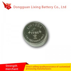 Производител персонализиран Bluetooth LIR1254 бутон с висока мощност полимер литиева батерия акумулаторна батерия