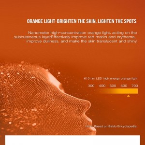 Производство на снабдяване LED PDT маска за красота интелигентно повдигане на приноса на лицето маска магнитна терапия маска за лиц...