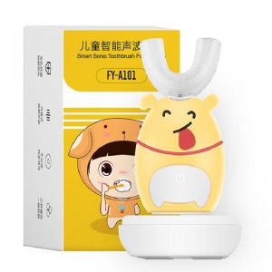 Безопасни ултразвукови силиконови деца електрическа четка за зъби Детска музикална четка с забавление