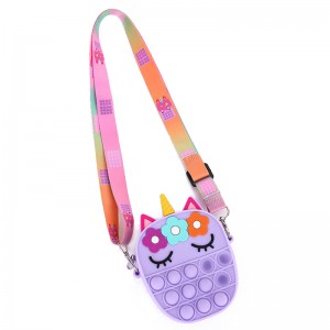 Кръстосана чанта Силиконова чанта за мехурчета