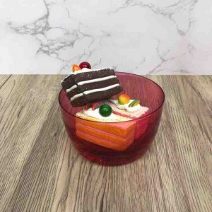 Концепция на кухнята стъклена купа