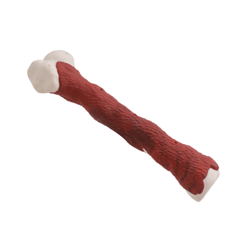 Костна форма зъби почистване издръжлив гумен куче домашен любимец дъвчене играчка