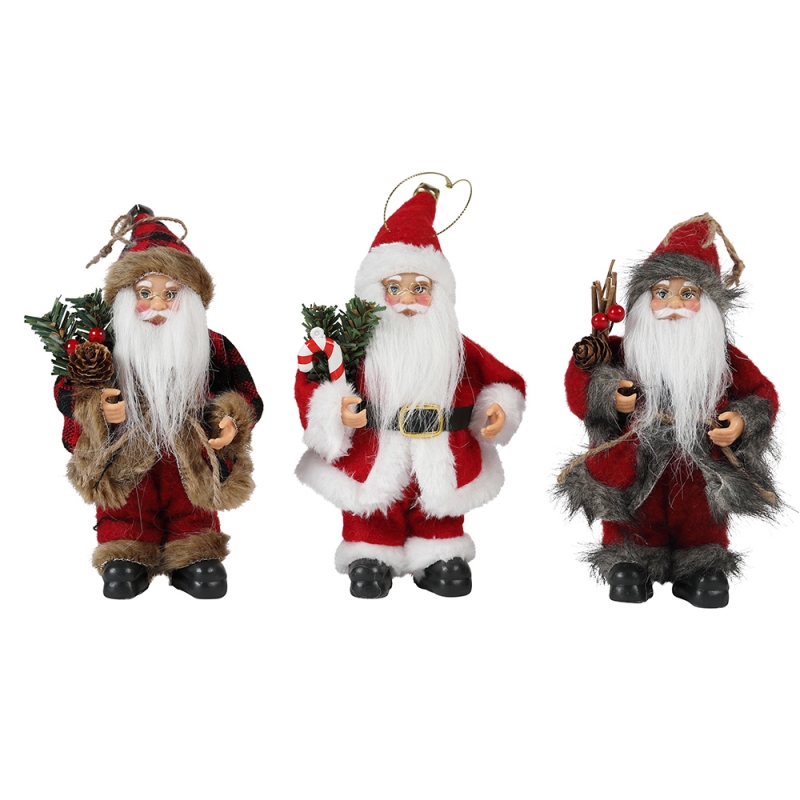 8 инча Коледа Santa Claus орнаменти декорации дърво висящи фигурки колекция кукли висулка малък традиционен холдинг