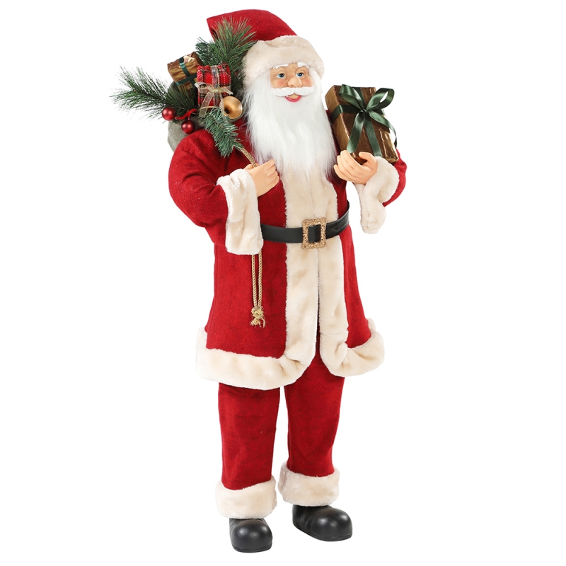 30 ~ 110cm Коледа Santa claus с подаръчна чанта орнамент декорация фестивал празник фигурка събиране традиционно Коледа