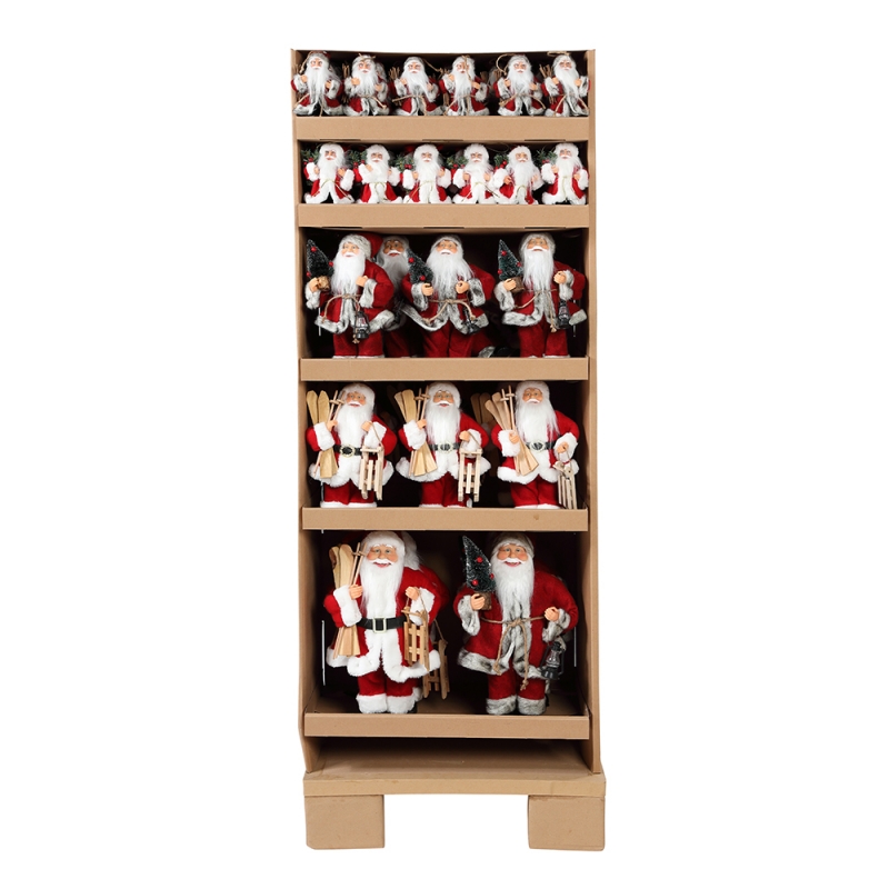 Дисплей Стойте коледна стояща Santa Claus украшение декорация на фестивала празник фигурка колекция традиционен колекция