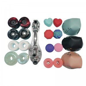 58mm * 32mm 85A Quad Roller Skate Wheels вградена колело Вихъл Смес Цветно колело